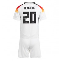 Echipament fotbal Germania Benjamin Henrichs #20 Tricou Acasa European 2024 pentru copii maneca scurta (+ Pantaloni scurti)